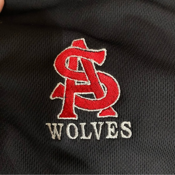 Pro Celebrity Men’s San Augustine Wolves Texas High School Sports Polo - Picture 3 of 7